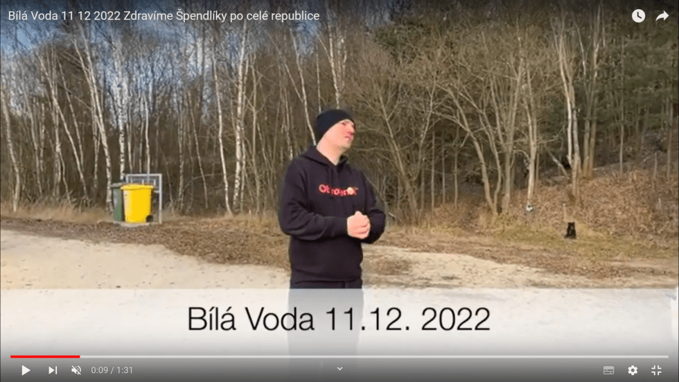 Bílá Voda - pozdrav Šendlíkům