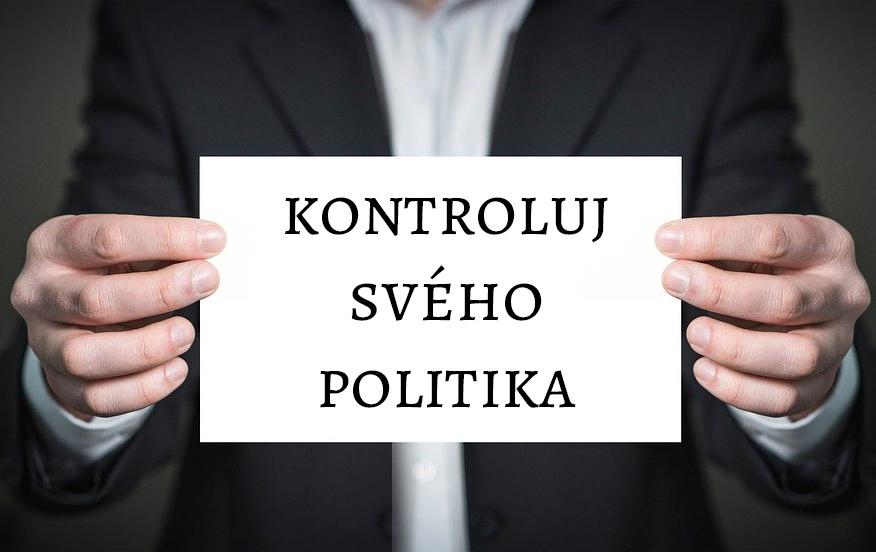 Připojte se k akci Kontroluj svého politika. Návod, jak na to